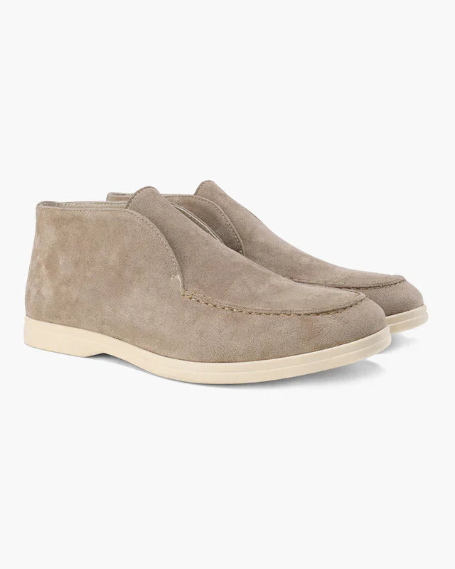 Mocassins Montants Old Money – Daim Premium